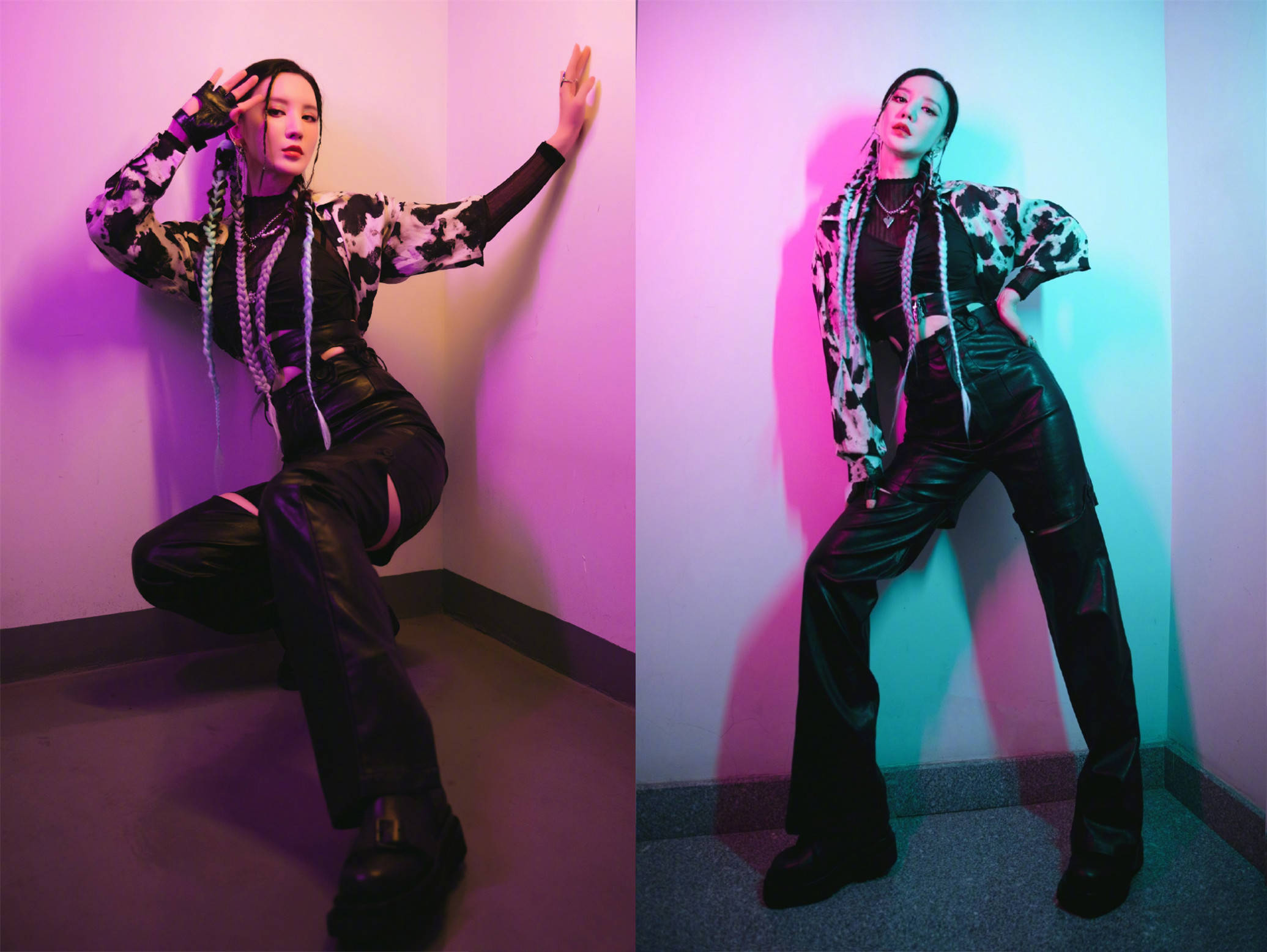 周笔畅|亮相晚会，关晓彤染了一头红发还是乖乖女，周笔畅“露胯裤”抢镜