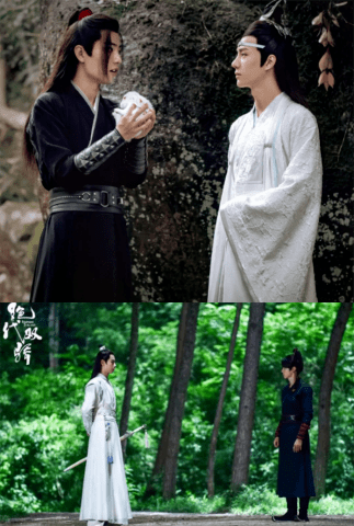 魏无羡|造型相似的古装角色，莫愁女赵灵儿，重雪芝招摇，傅容与小枫：相似度很高
