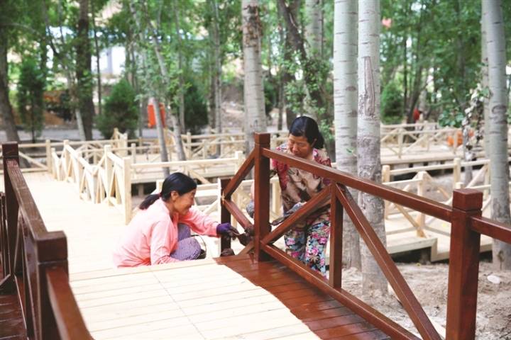 方山县水沟湾村产业兴村庄靓