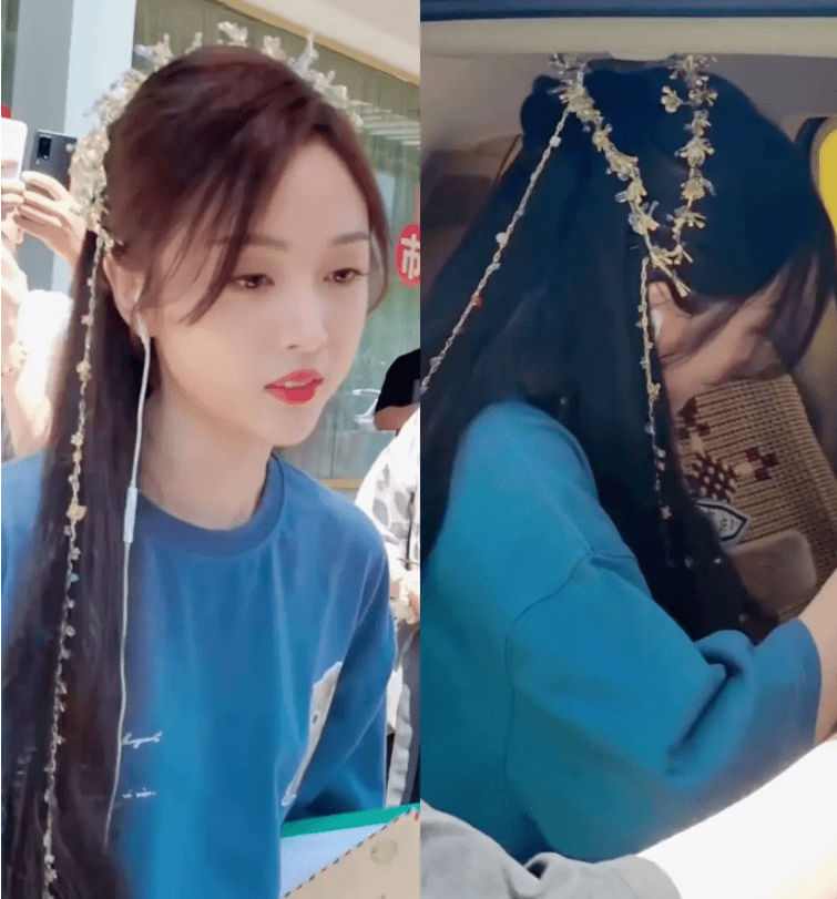 发髻|如今女主古装造型有多敷衍！一根簪子一个花环，还不如以前的丫鬟
