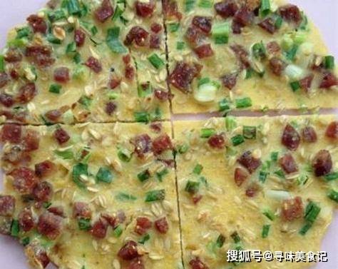 食材|孩子早餐就爱吃腊肠燕麦鸡蛋饼，食材丰富营养全面，好吃不上火