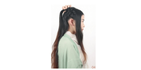 发髻|灵蛇髻：仿碧瑶造型图解