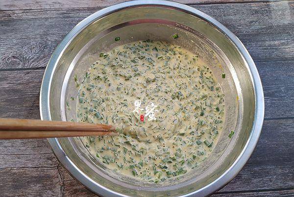 时间|一把韭菜，一碗面粉，两个鸡蛋，搅一搅，煎一煎，香喷喷