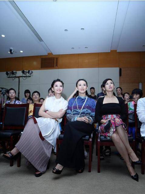 贵妇|胡静穿一身古典贵妇装，低调奢华派头十足，真是越老越有味道