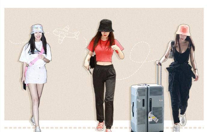 休闲风|32岁李菲儿的机场穿搭示范，36套不同风格，时髦时尚又不失少女味