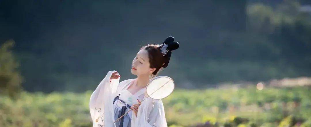 荷塘|模特在荷塘里拍人像,穿什么颜色的服装出镜好看?给你3个建议