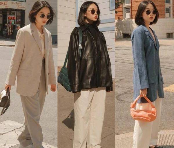 Vivid|小个子亚裔博主靠穿搭成赢家，开春复古休闲风可盐可甜，太会穿了