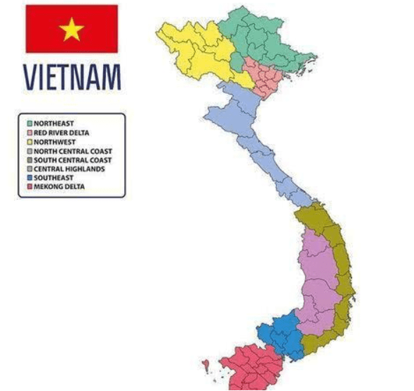 南越和北越分界线地图图片