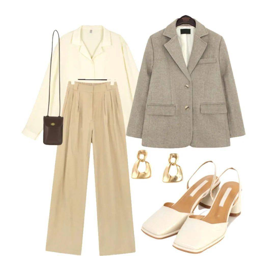 带着|别再穿一身黑了！这10套早秋穿搭让你美极了