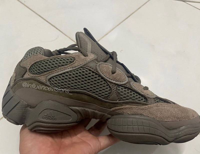 Boost|秋冬绝配的大地色又来了！全新 Yeezy 500 实物曝光！