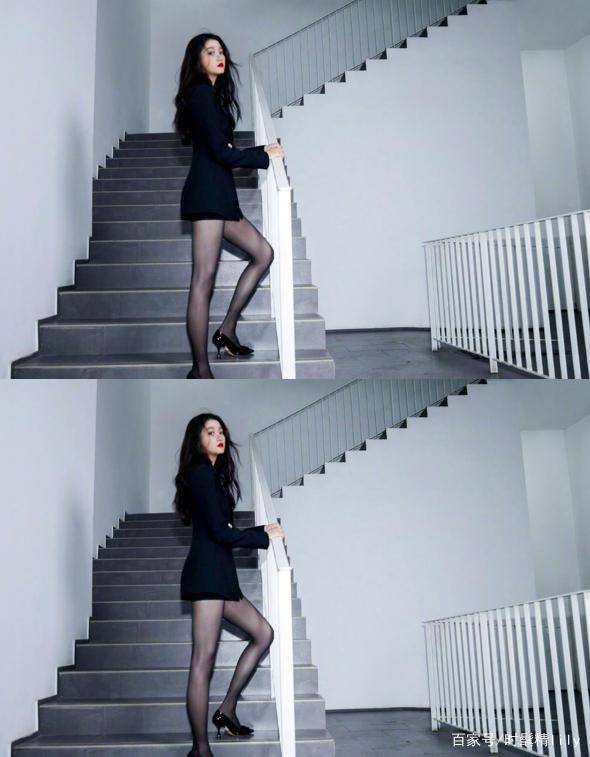 进行|关晓彤真是“人间富贵花”，西装裙配黑丝太撩人，好身材隐约可见