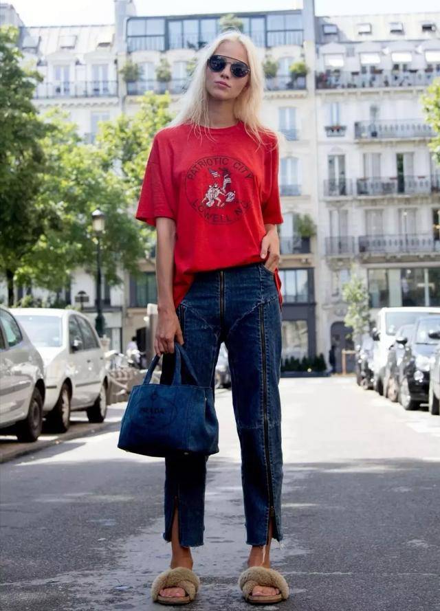 大气|简洁大气时髦好看随便搭配一件T恤，让你在天气较热时随时成为时尚的弄潮儿!