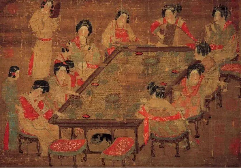 壁画|30幅古画中的美女，秒杀当代网红