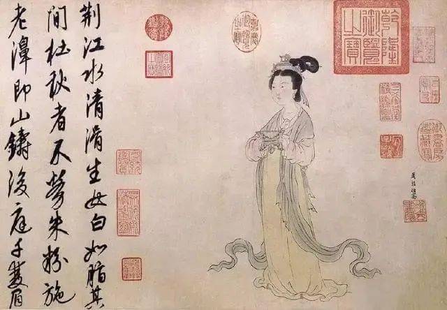 壁画|30幅古画中的美女，秒杀当代网红