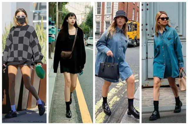 袜子|乐福鞋有新搭法啦！快来时髦告别老寒腿