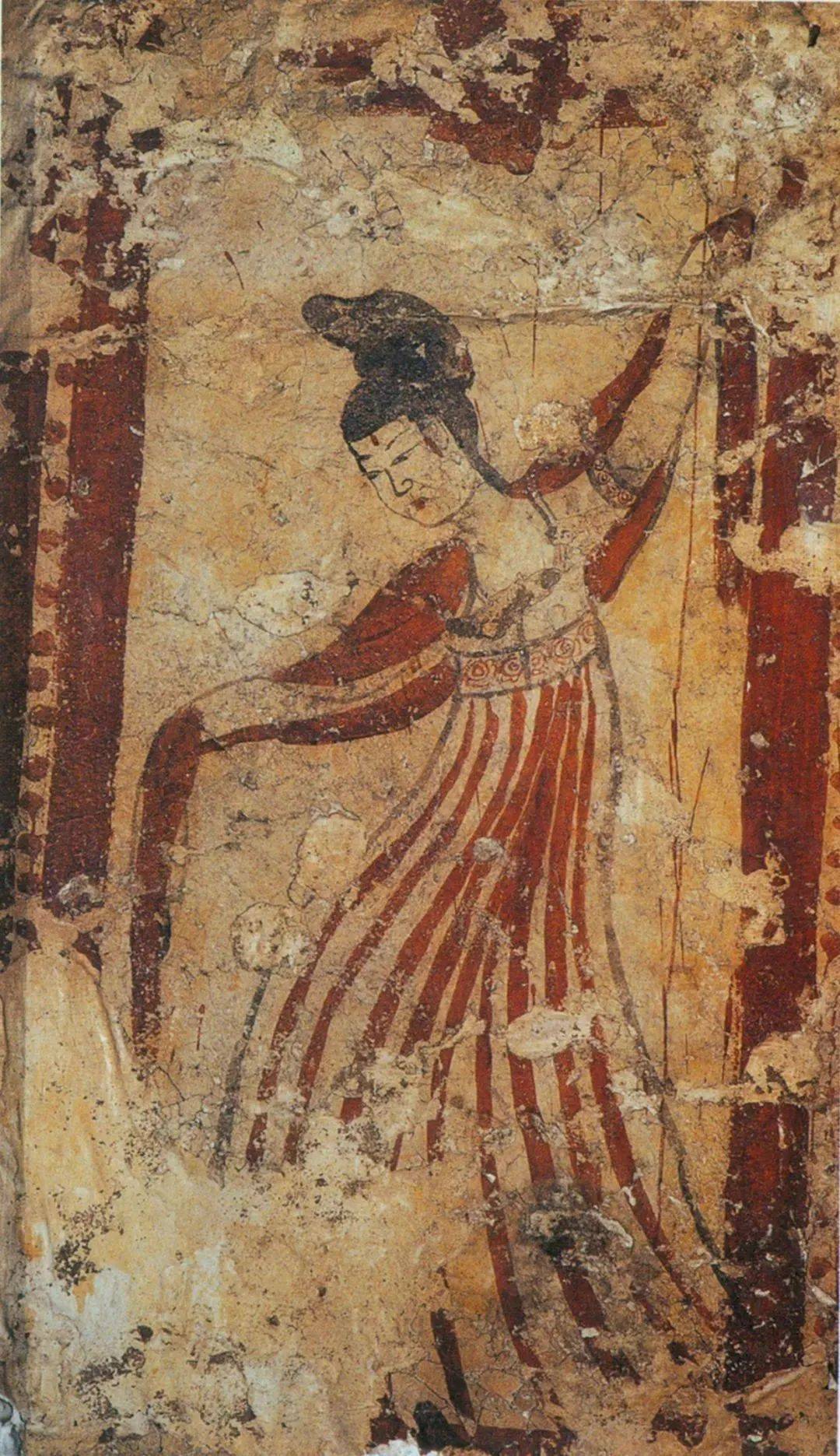 壁画|30幅古画中的美女，秒杀当代网红