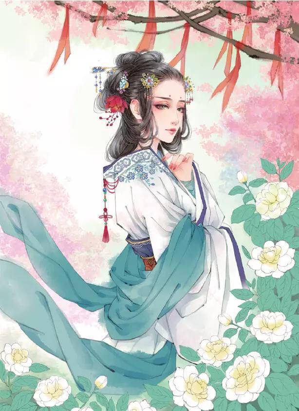 古风|古风手绘插画技法入门插画教程（二）