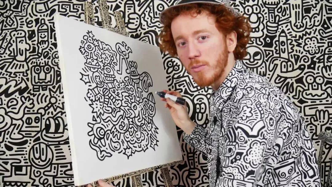 mrdoodle不放过任何空白的涂鸦天才