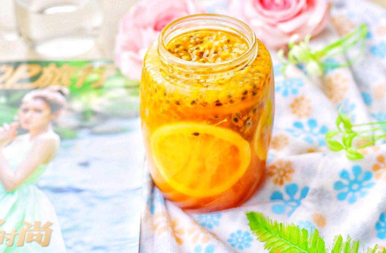 密封|自制百香果柠檬蜂蜜水，自己做干净卫生还省钱，比买的强多了