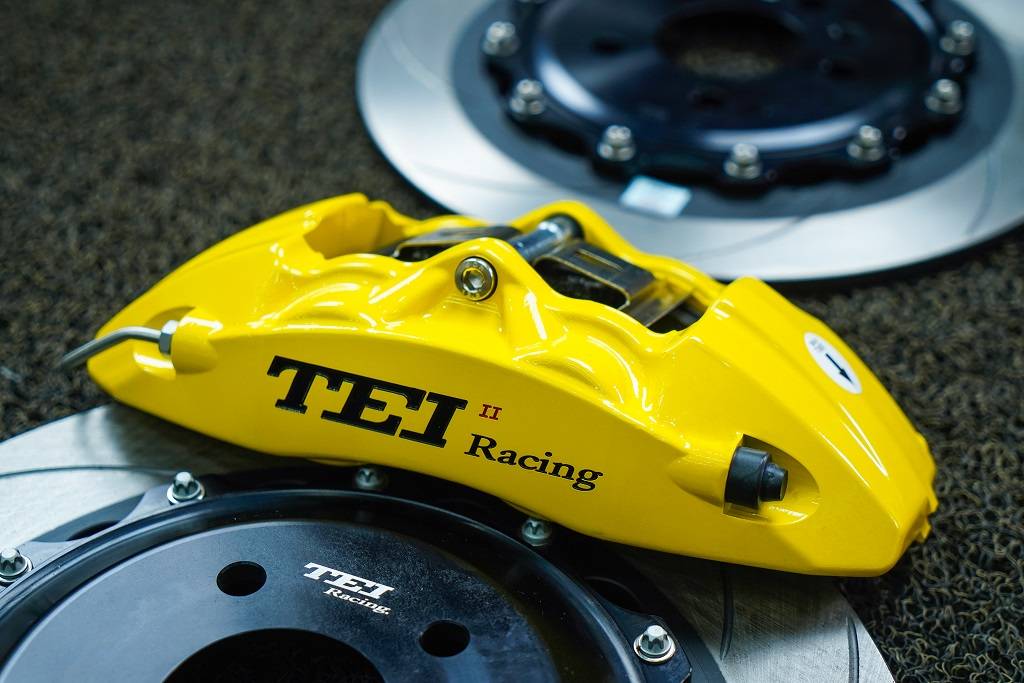 分享刹车改装案例广汽埃安aions升级teiracing刹车卡钳套装前4后加大