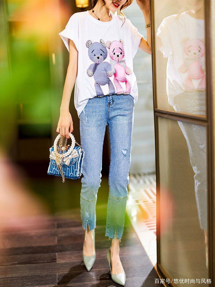 阳光|牛仔裤好看不过时，满满都是阳光青春的味道，穿上帅气还减龄