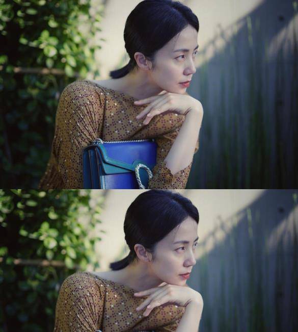 身材|孙莉的身材保养真好，穿“麻袋裙”有气质，谁能想到这是三胎妈