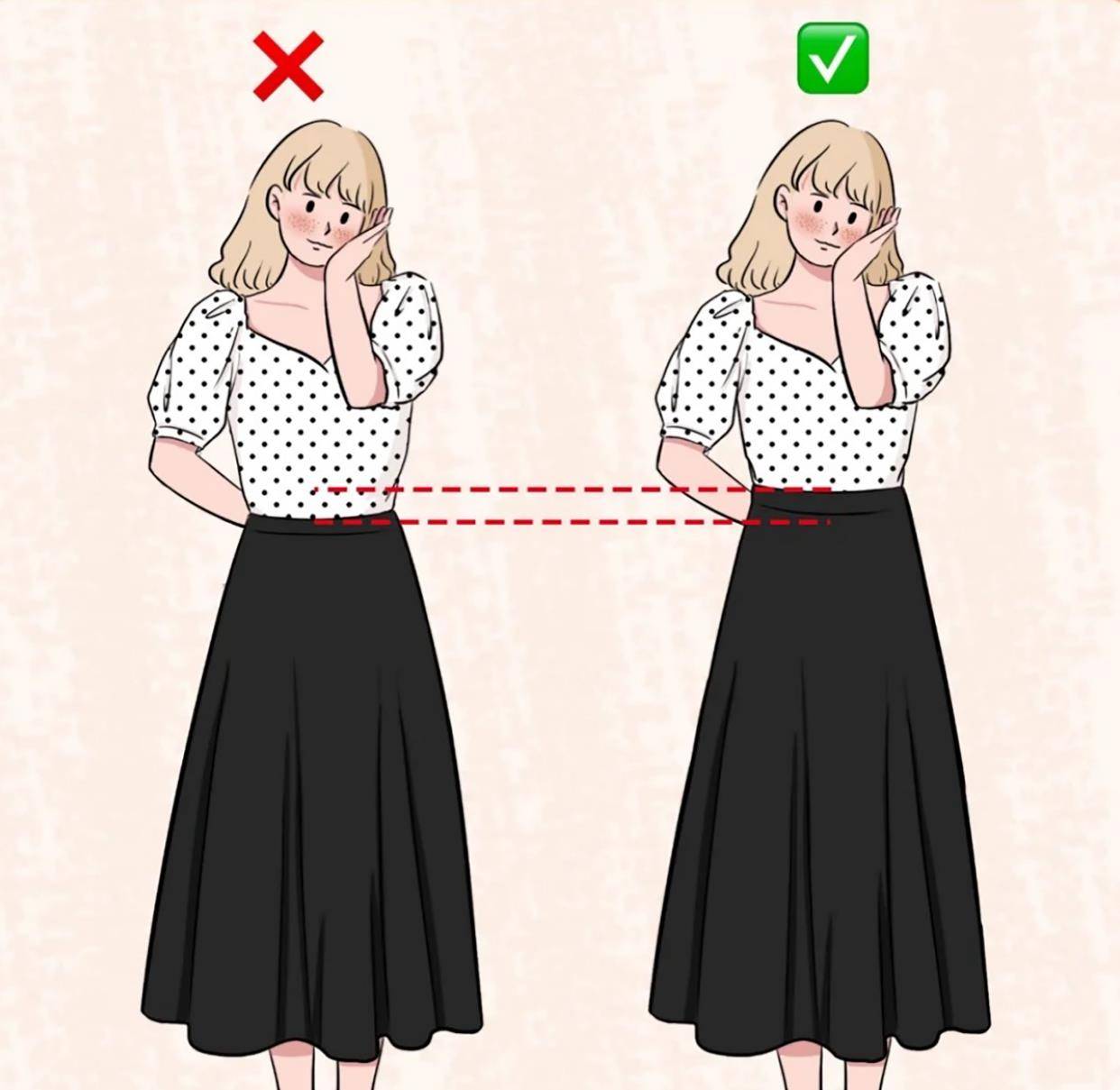 设计|小个子女生别只穿短裙，学会这8个挑选长裙的技巧，155也能显高