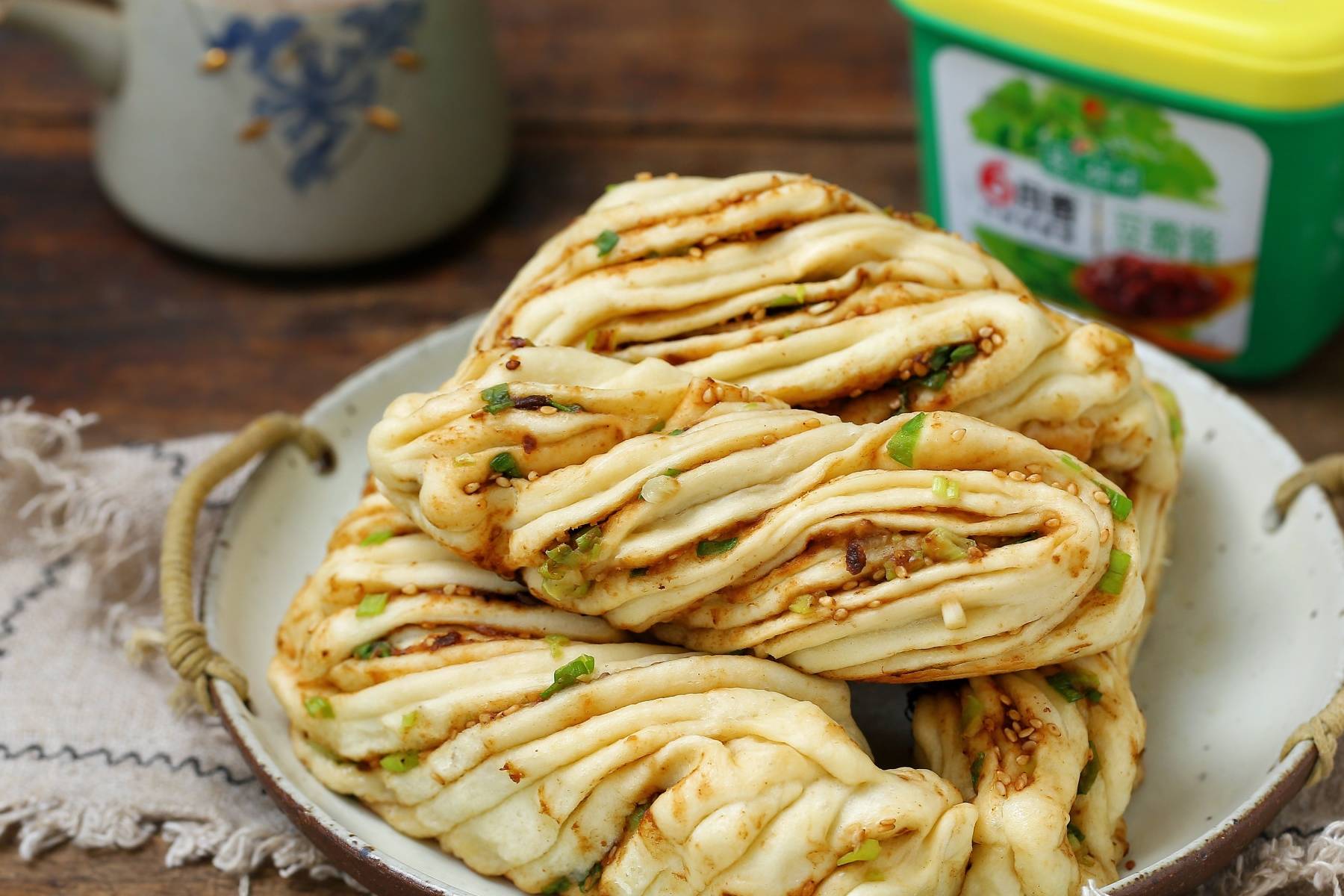 葱花|北方最常见这早餐,暄软美味比馒头好吃多了,一次发酵成功率高!