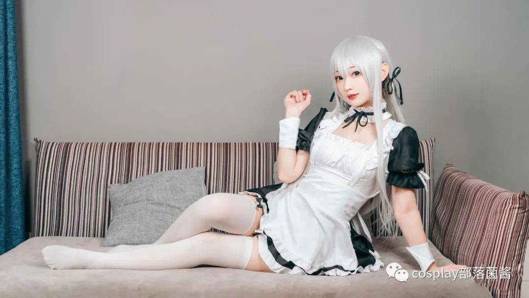 cos：女仆穹妹cos正片@桃墨
