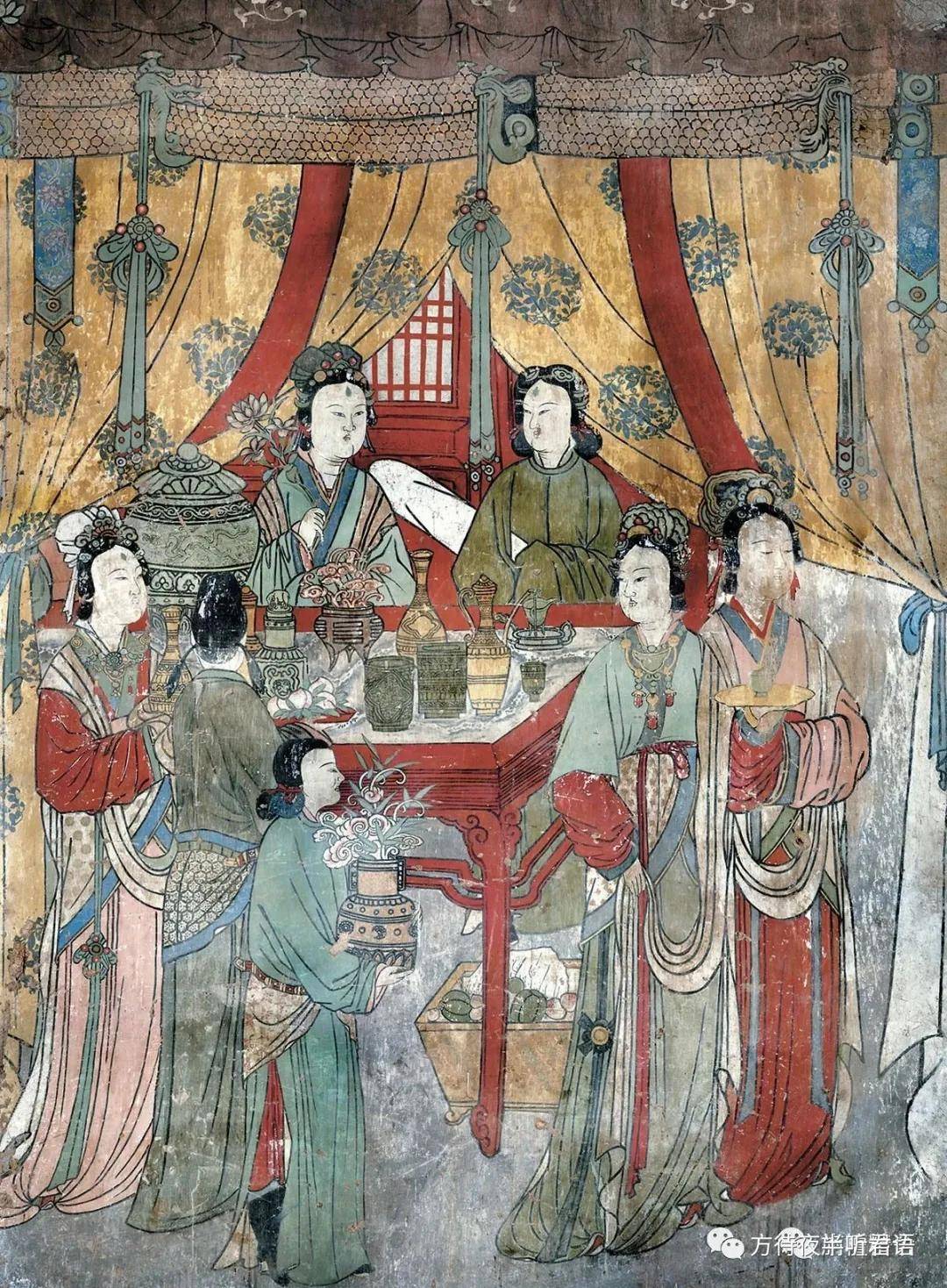 广胜寺水神庙:龙施雨沛,大行散乐此作场_壁画