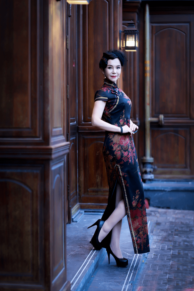 金扣子旗袍女王金子姐岁月从不败美人