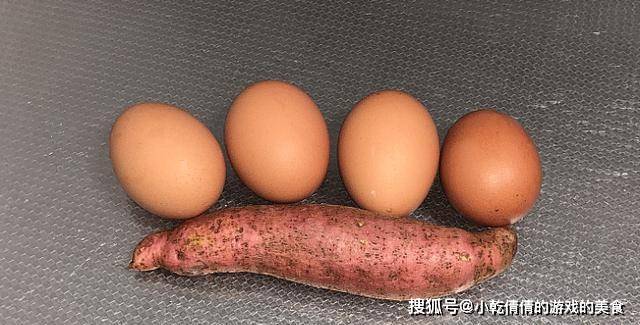 葱花|红薯最好吃新做法,加4个鸡蛋,做法超简单,比红薯饼都香