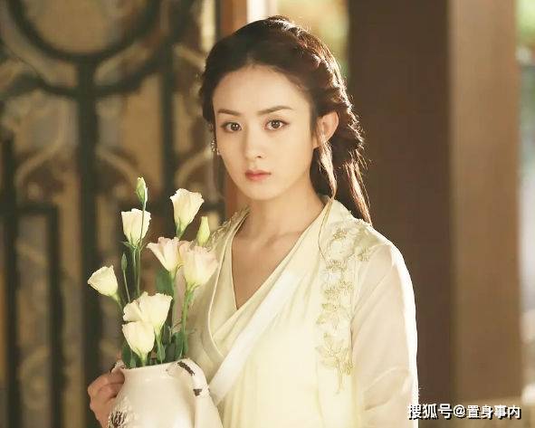 赵丽颖|穿纱裙最美的6大女星,赵丽颖第5,杨幂第3,第一美若天仙