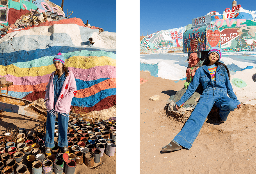 颜色|Mira Mikati 2021秋冬，鲜艳彩虹色的活力，艺术感和爱的交织潮流