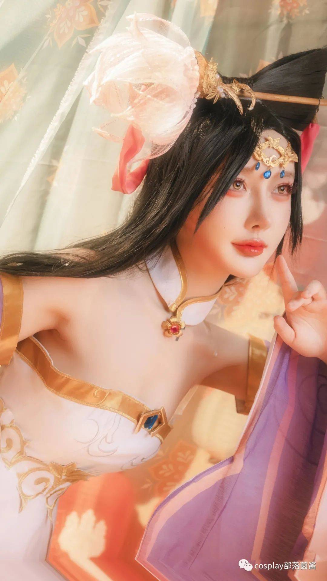 cos:王者榮耀貂蟬cos正片@阿洛洛,妾身為你舞一曲