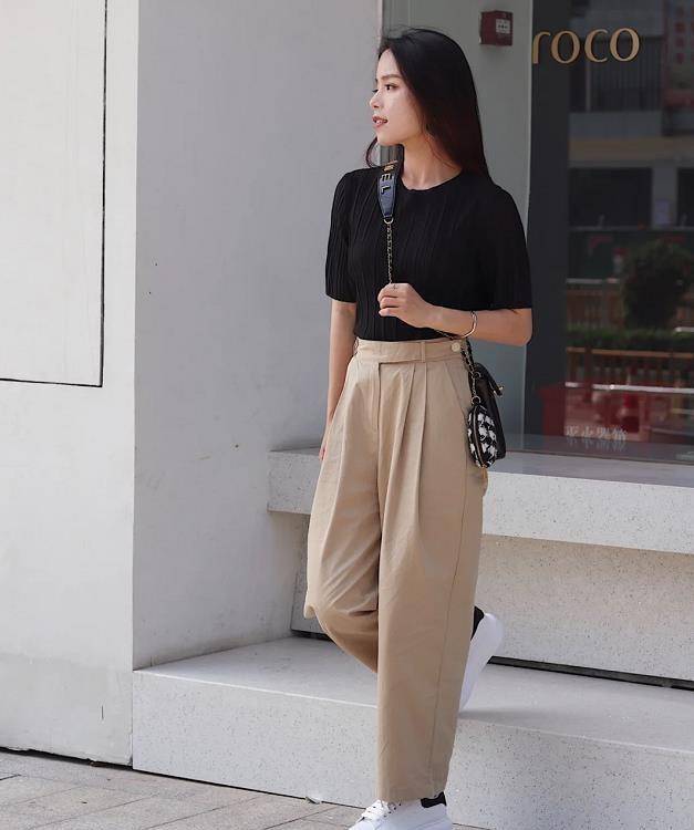 高个子|阔腿裤也不是万能的,不想“显胖显矮”,这份搭配指南请收好