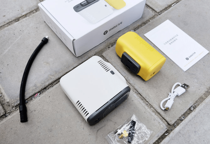 九号电动极速充气宝评测汽车打气手机充电二合一神器