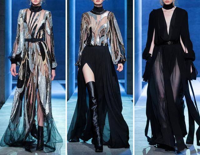 Elie|Elie Saab 2021秋冬成衣系列：这一抹黑色，也太优雅了