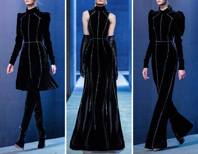 Elie|Elie Saab 2021秋冬成衣系列：这一抹黑色，也太优雅了