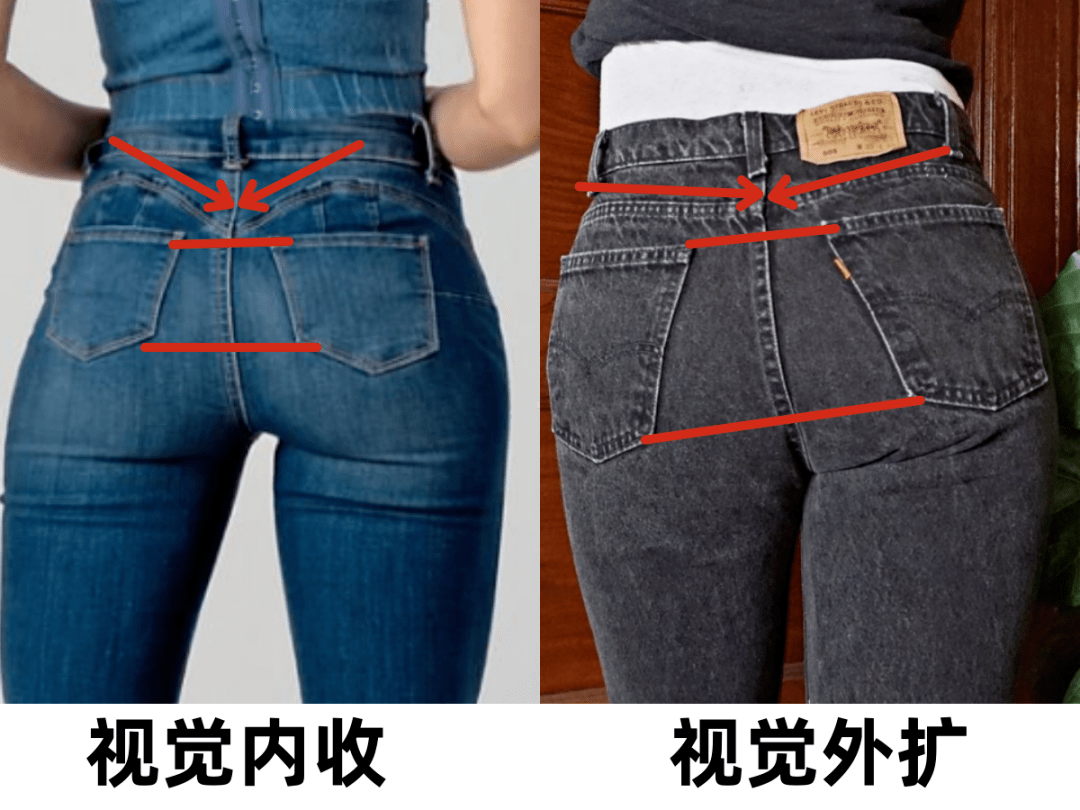 对比|牛仔裤照这4个细节挑，瘦得妈妈都让你多吃饭！