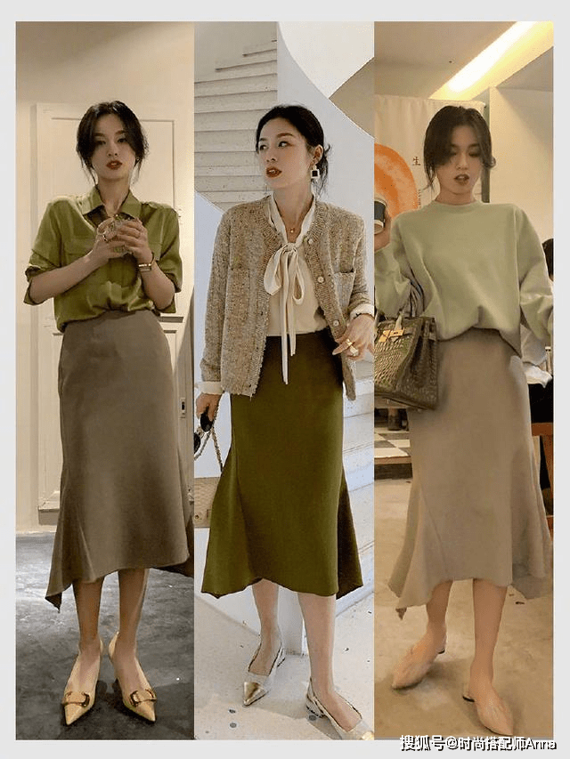 中性|轻熟女上班怎么穿更显气质？试试这3个优雅的搭配，塑造贵气感