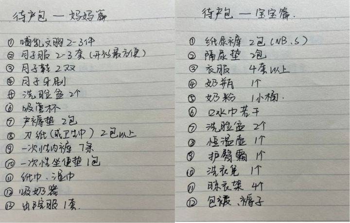 产房|10年产房助产士：详细又实用的待产必备清单，生娃带这些就够了！