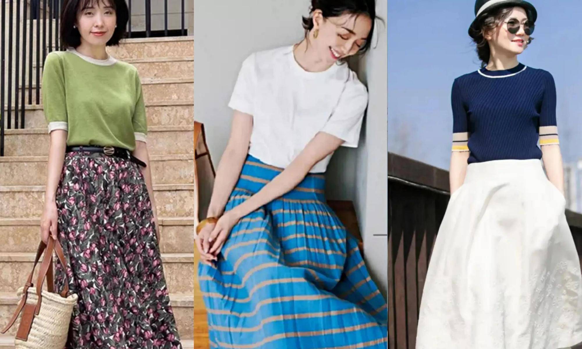 显得|40岁女人，夏季法式风穿搭会很适合你，不费力就可以很时髦