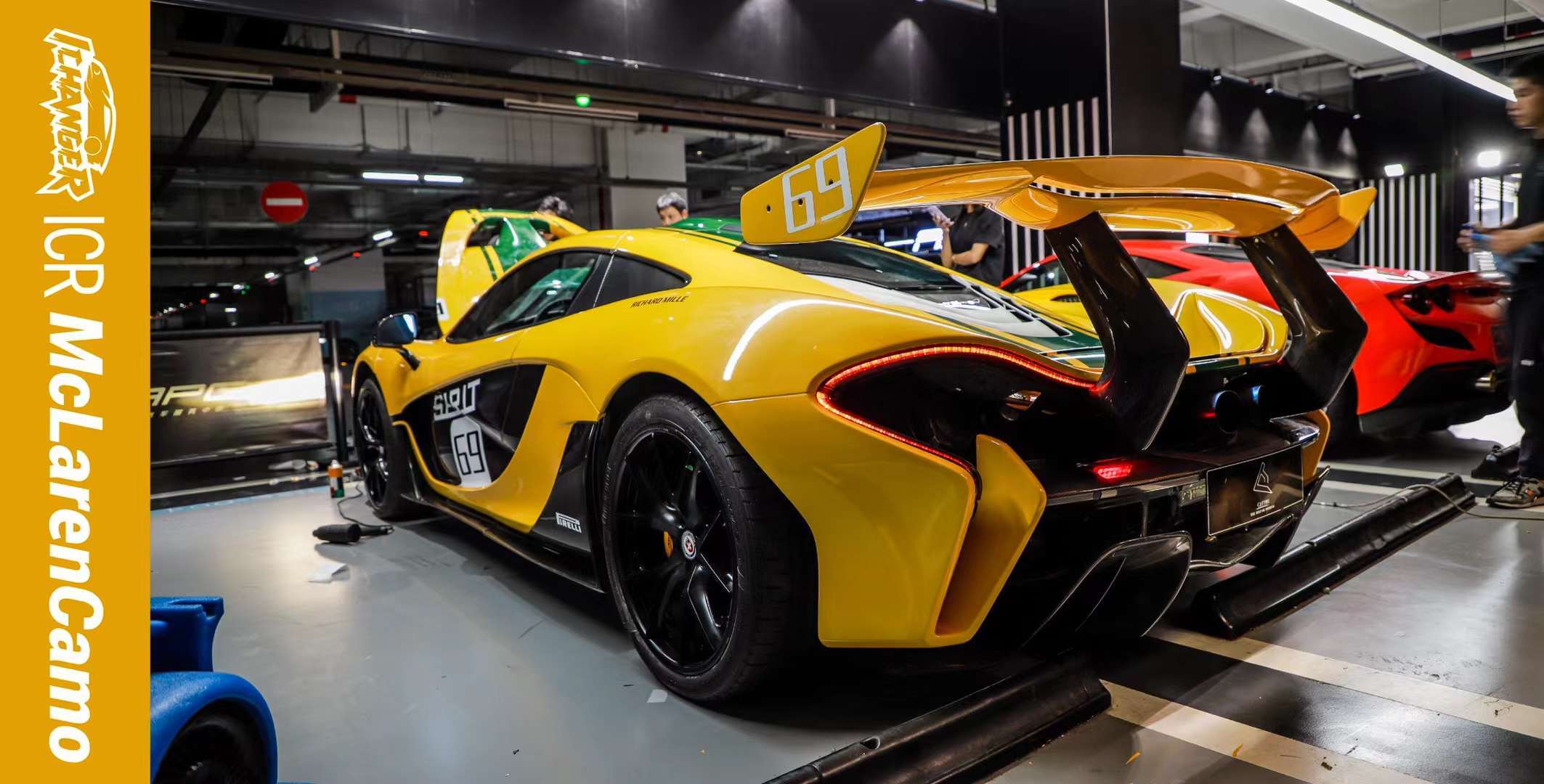 迈凯轮p1gtr装贴ichanger(icr)改变者改色膜迈凯轮涂装_#mclarenp