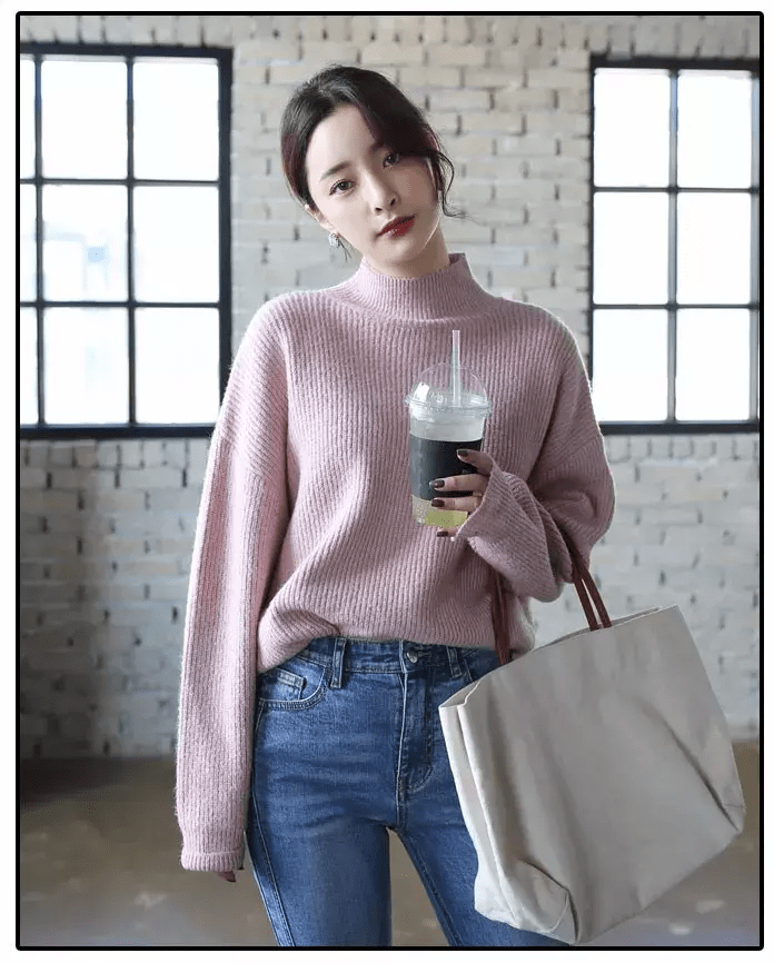 条纹|初秋针织衫，舒服百搭显气质，上身直男斩