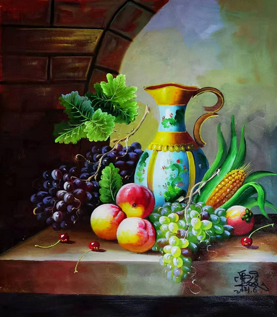 「名家名画」中国著名油画家管俊作品赏析