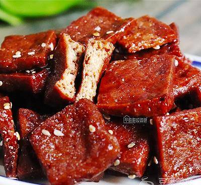 汤汁|上海特色小吃——蜜汁豆干