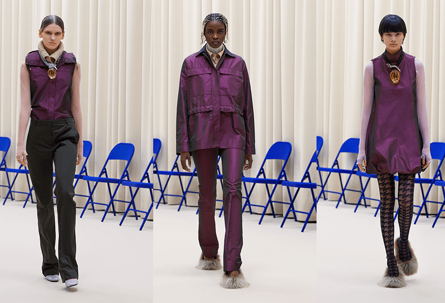 皮鞋|Nina Ricci 2021秋冬，毛皮鞋和斗帽，让简约服装更多一些变幻莫测的感觉