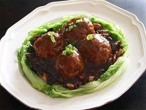 陕菜味道陕西蒸碗四喜丸子