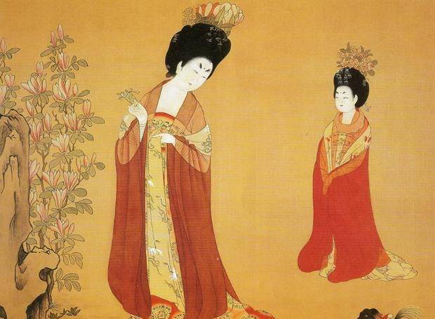 簪花仕女图》与《浮世绘》：日本学唐代画女人，二者有何不同？_手机搜狐网